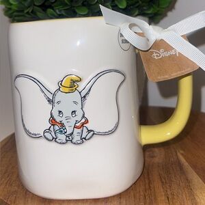Disney Dumbo Mug with Green Faux Plant